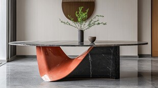 现代艺术风独特造型茶几