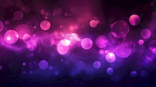 梦幻紫色光斑背景效果