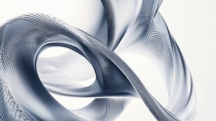 流动线条抽象艺术图案