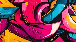 绚丽多彩街头涂鸦艺术