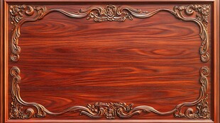 红木雕花饰板