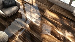 时尚木纹地板 家居新格调