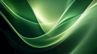 绿色动感炫光流线背景图