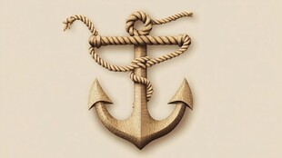 复古锚饰 缠绕绳索之美