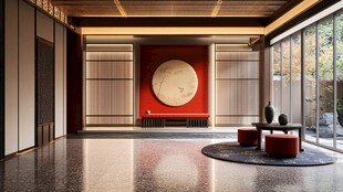 中式典雅大厅室内设计