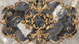 黑金大理石奢华装饰图案