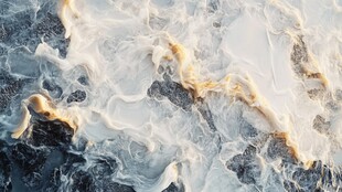 海浪翻涌的动态纹理画面