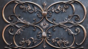 复古精美铁艺雕花图案
