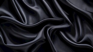 黑色绸缎质感布料纹理