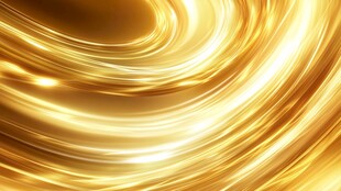 金色炫光流动纹理背景