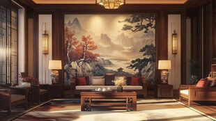 中式雅致客厅 尽显古韵