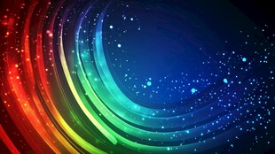 炫彩波纹星空背景图