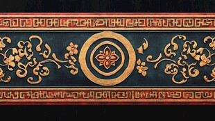 中式古典花纹装饰图案