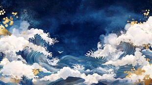 浪涌云卷间的梦幻海洋