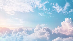 梦幻云海蓝天美景