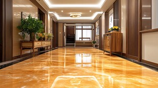 豪华大气的室内走廊空间