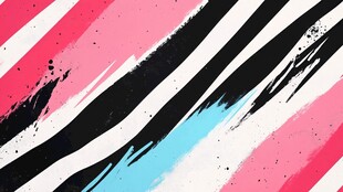 炫彩条纹抽象艺术背景图