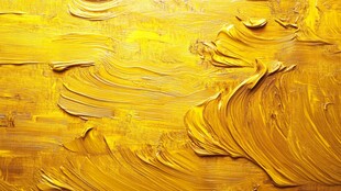 金黄笔触油画质感纹理