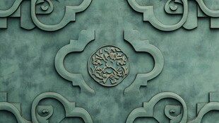 中式复古青铜花纹装饰图案