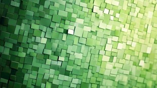绿色方块马赛克背景图