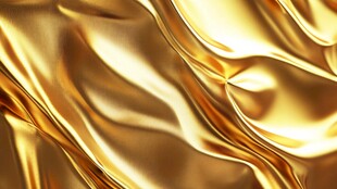 金色绸缎质感背景纹理