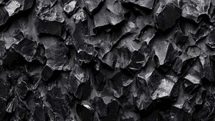 黑色粗糙质感岩石纹理