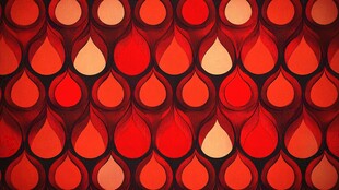 红色水滴图案背景纹理