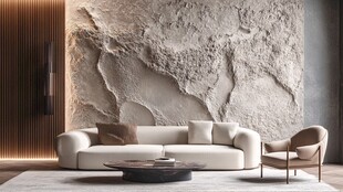 现代简约风客厅沙发墙设计