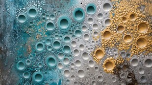 多彩气泡抽象艺术纹理