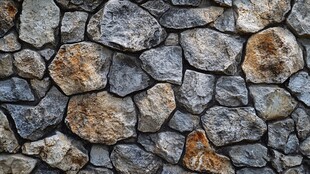 石块堆砌墙面纹理图