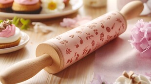 花纹擀面杖 烘焙好帮手