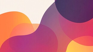 多彩流体渐变抽象背景图