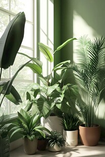 窗边绿植 打造清新室内角落