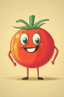 可爱番茄卡通形象