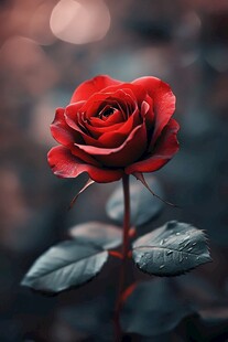 娇艳红玫瑰 尽显浪漫气息