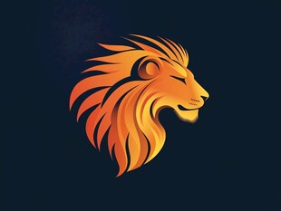 火焰雄狮logo设计