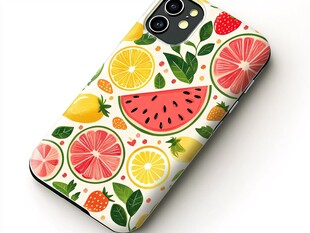 水果图案手机壳清新时尚