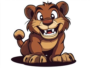 可爱卡通小狮子形象