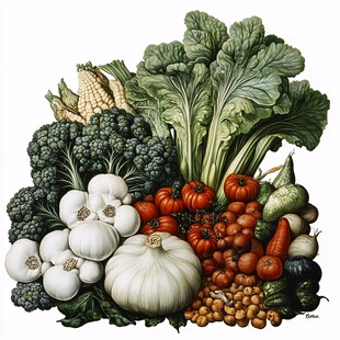 多彩新鲜蔬菜大集合