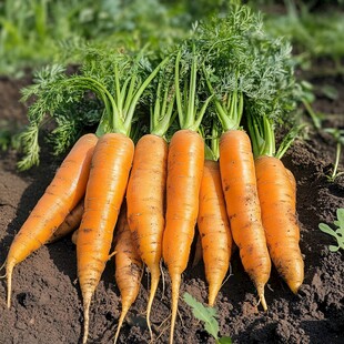 新鲜出土的胡萝卜