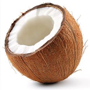 切开的新鲜椰子