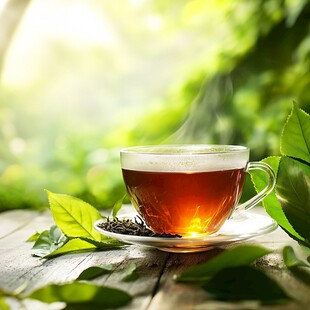 杯中香茗 静享自然之韵