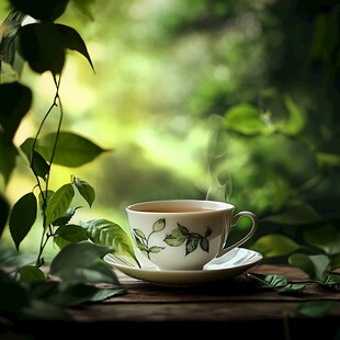 林间茶杯 静享自然茶香