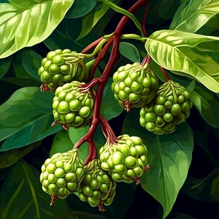 绿果满枝 生机盎然的植物