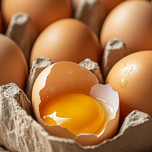 鸡蛋破壳现蛋黄