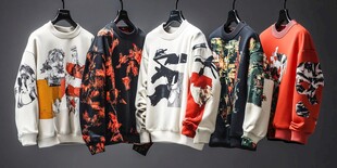 潮流个性卫衣挂式展示