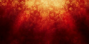 华丽红色花纹背景图案