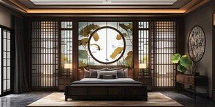 中式典雅卧室的独特风情