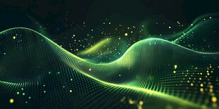 科技动感光波背景图