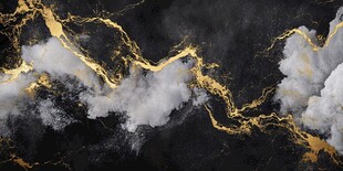 黑金云雾纹理艺术背景